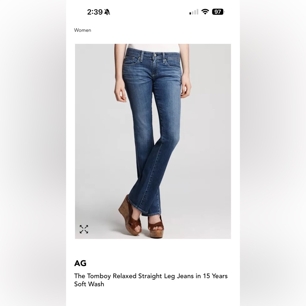 AG The Tomboy Relaxed Straight 28